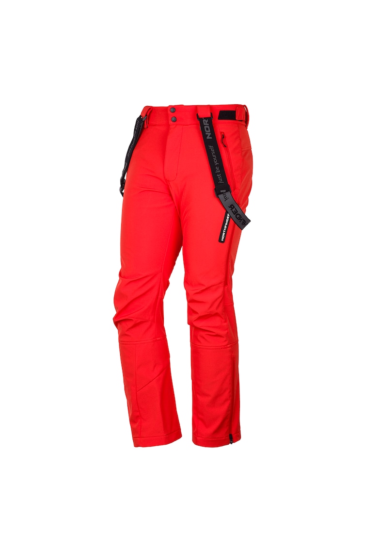 Pantaloni schi softshell 3L 10K/5K barbati Bence - Rosu