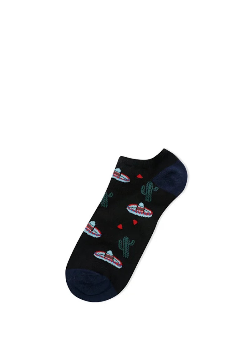 Sosete de Barbati  negru - modern fit - bumbac