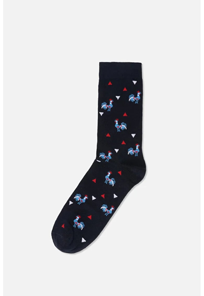 Sosete barbati -  modern fit - bumbac - albastru ocean