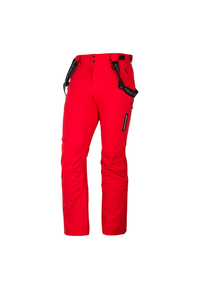 Pantaloni schi 2L 10K/10K barbati Walerian - Rosu