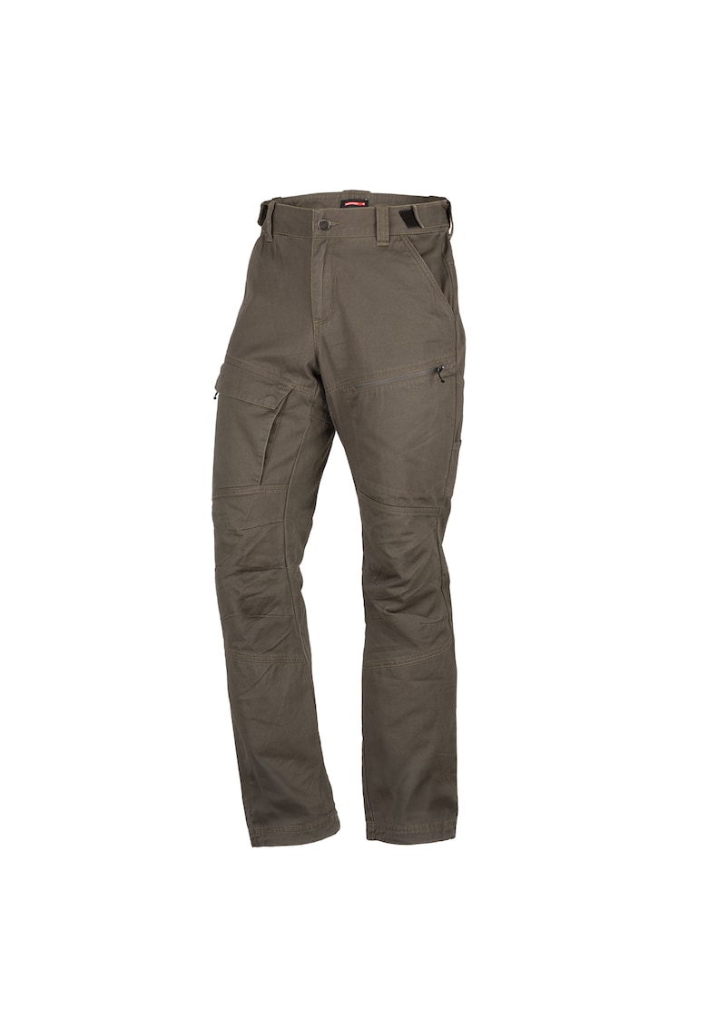 Pantaloni cargo bumbac barbati Lucjan tarmac - Gri antracit