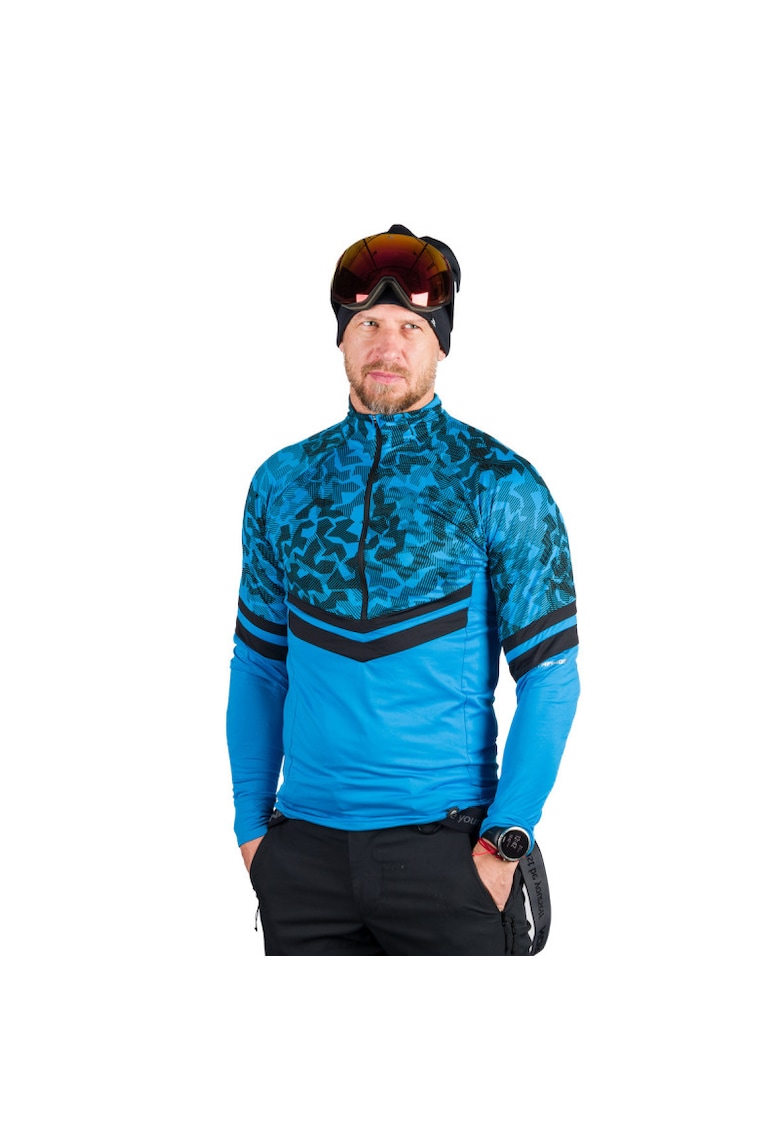 Bluza tehnica schi barbati Berti - albastru/negru