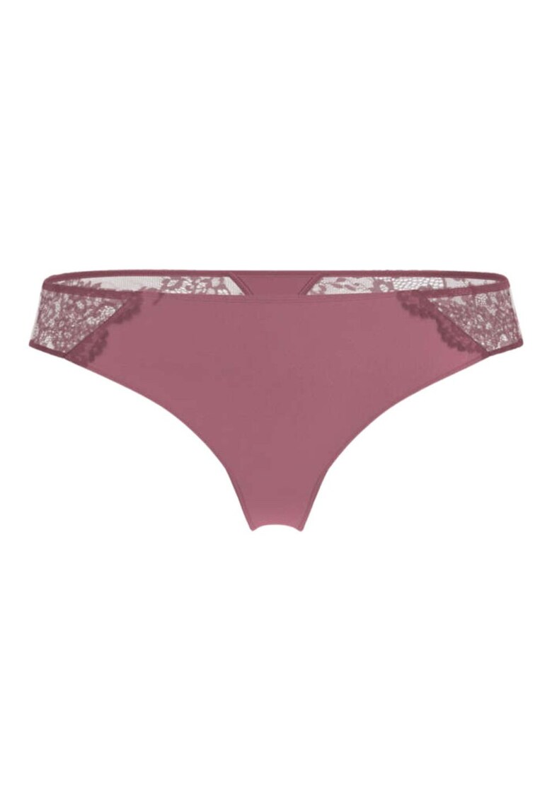 Chiloti brazilieni cu insertii de dantela Tiziana -