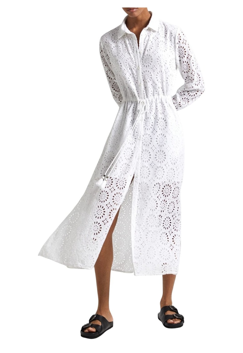 Rochie-camasa cu dantela sangallo Ethek -