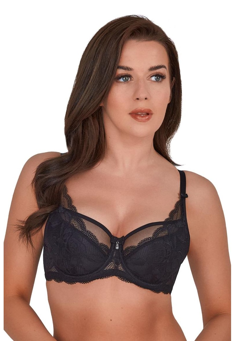 Sutien semi-moale cu dantela Veronika