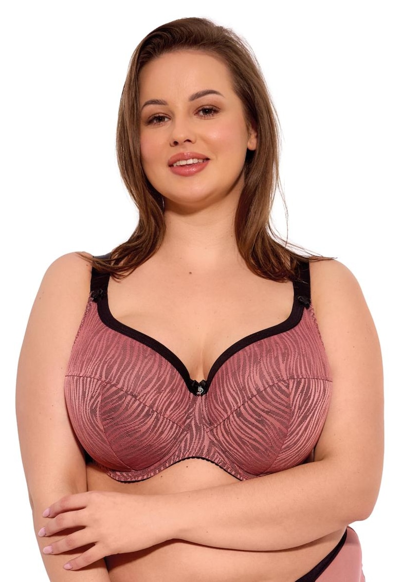 Sutien animal print cu burete subtire si sustinere metalica Lise