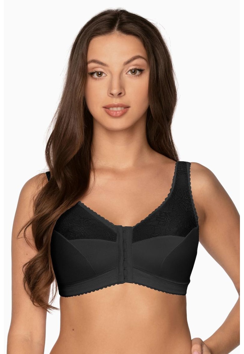 Sutien cu inchidere in fata si acoperire completa