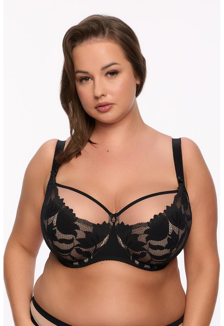 Sutien Keto Maxi cu bretele decorative