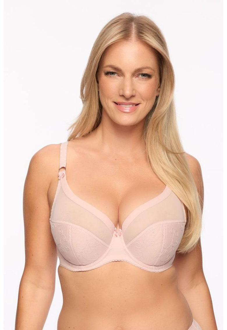 Sutien semi-captusit Samanta cu bretele ajustabile