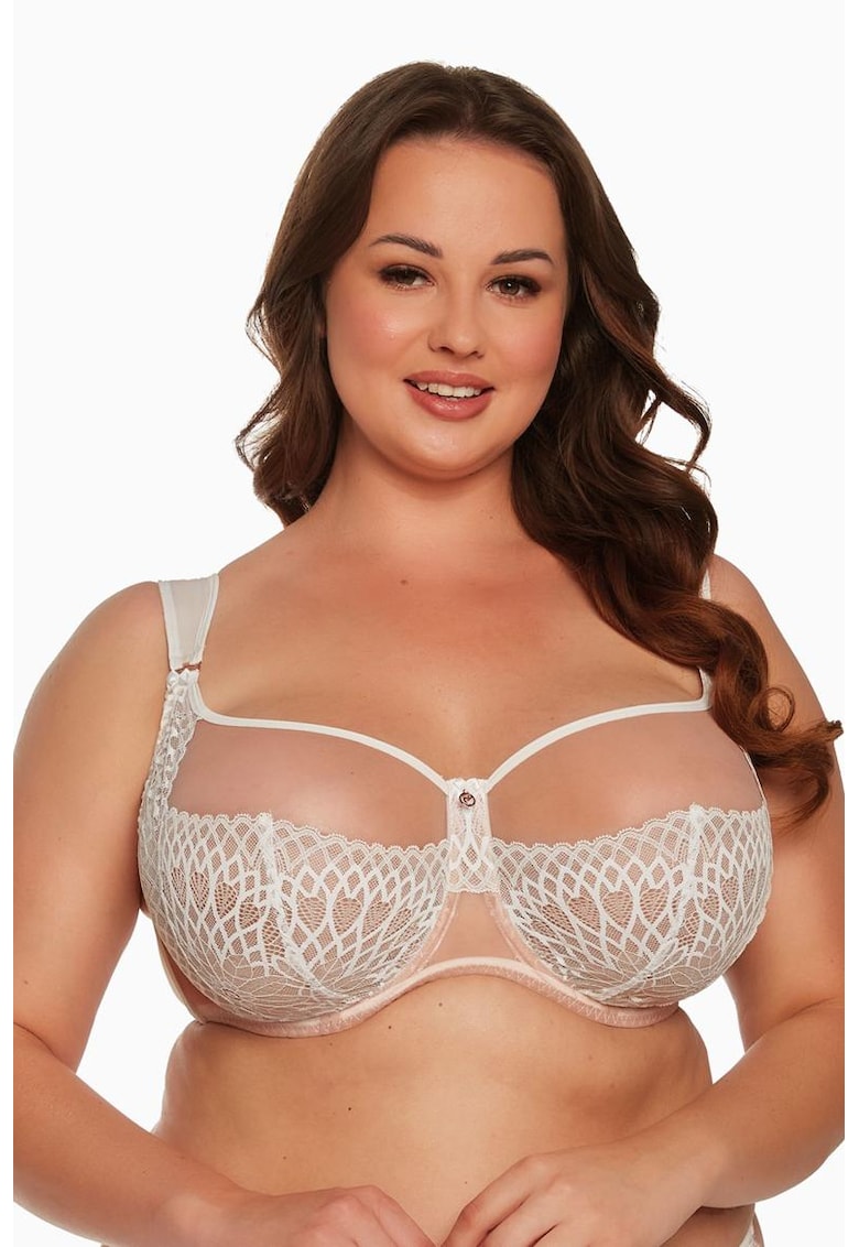 Sutien clasic cu dantelă elastică