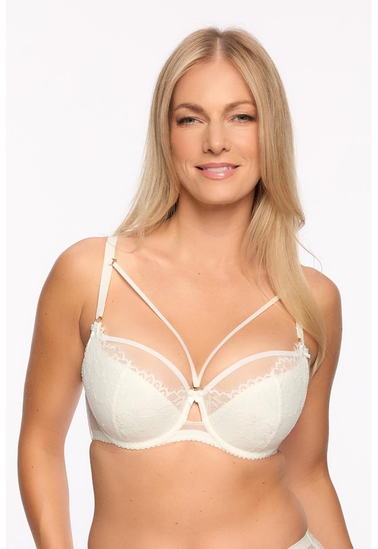 Sutien semi-moale cu dantela Laila