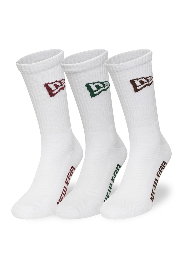 Set de sosete lungi cu logo - 3 perechi