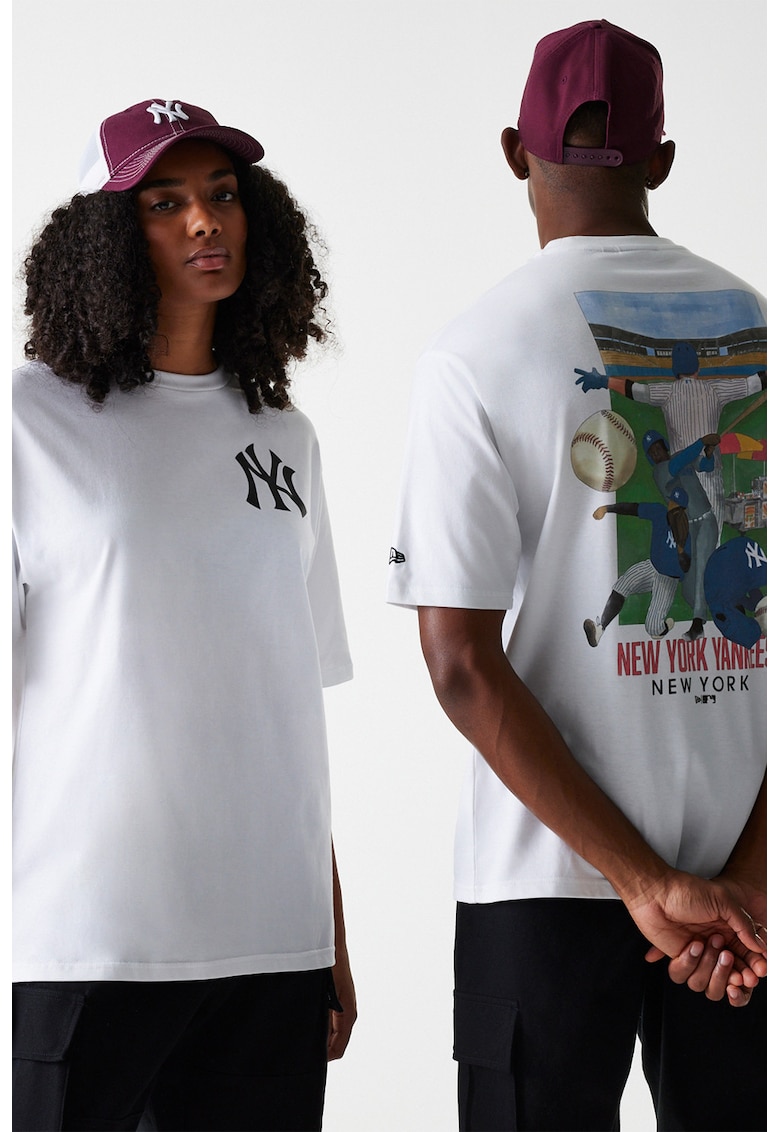 Tricou unisex cu imprimeu - Alb