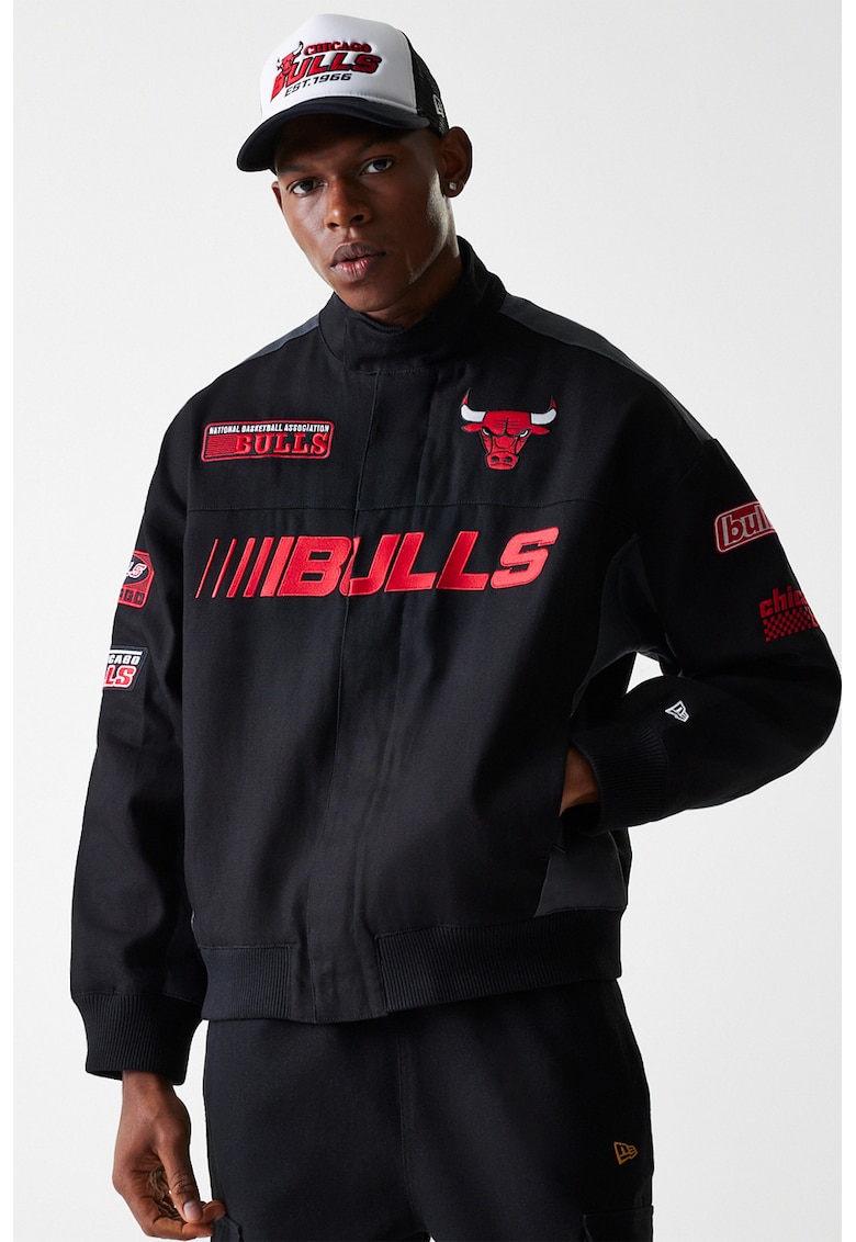 Jacheta cu fermoar si logo