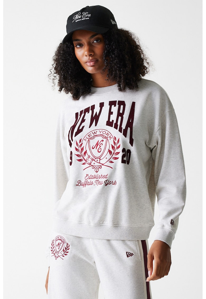 Bluza lejera de trening cu logo brodat