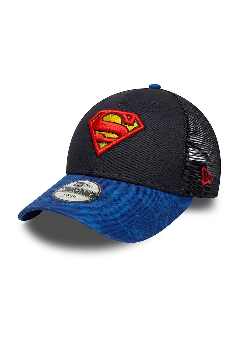 Sapca trucker ajustabila cu aplicatie Superman 9 Forty