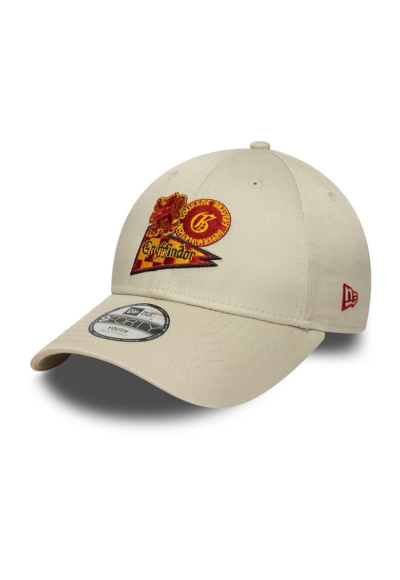 Sapca ajustabila cu aplicatie Harry Potter Gryffindor 9 Forty - Bej deschis