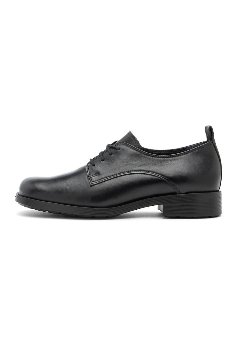 Pantofi derby de piele Joy - Negru