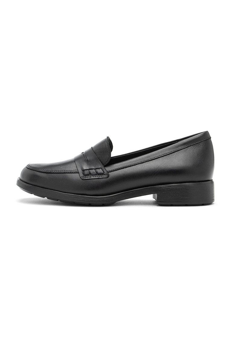 Pantofi loafer de piele cu varf patrat Joy