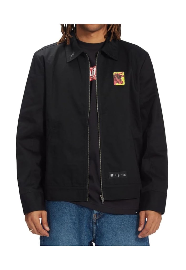 Jacheta cu gluga si imprimeu -