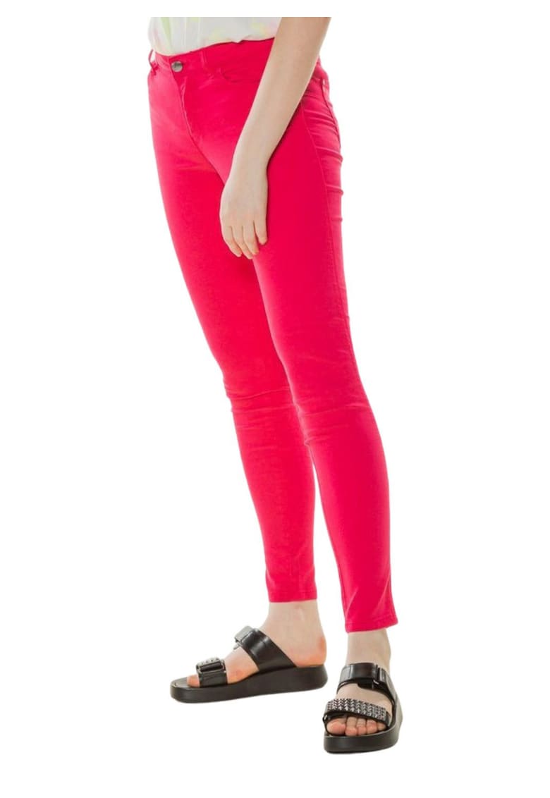 Pantaloni skinny dama - Bumbac/Elastan - Roz - W27-L28 Pantaloni skinny dama - Bumbac/Elastan - Roz - W27-L28