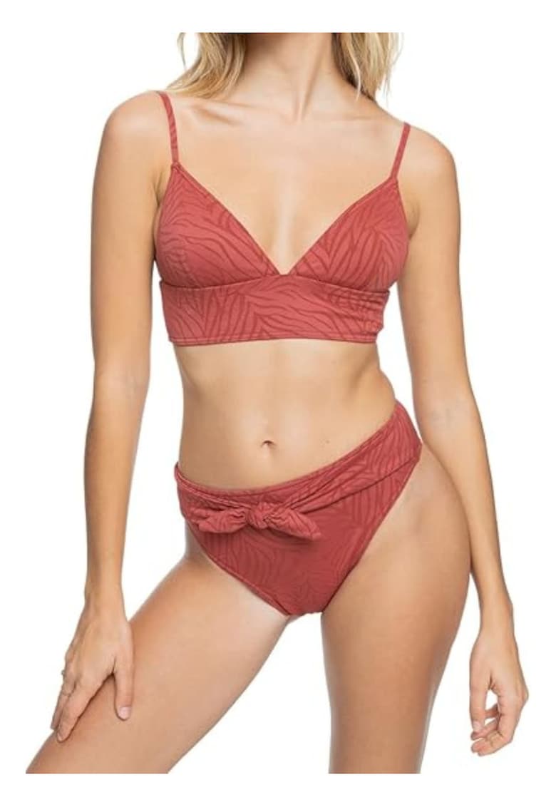 Costum de baie din doua piese cu model uni Wild Babe -