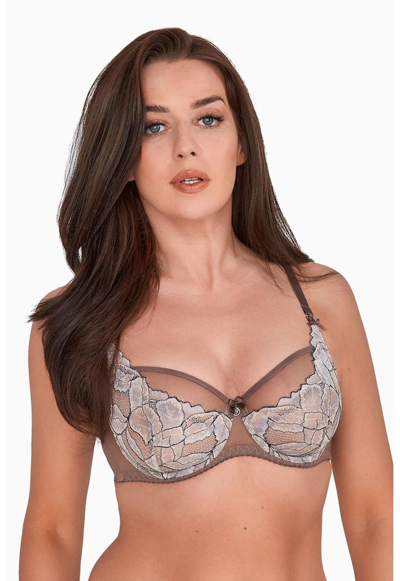 Sutien Kornelia din dantela cu bretele ajustabile -