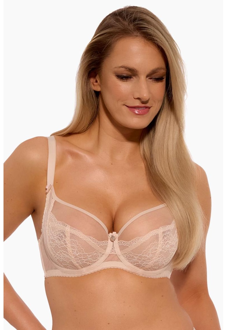 Sutien cu insertie semi-transparenta Tonia -