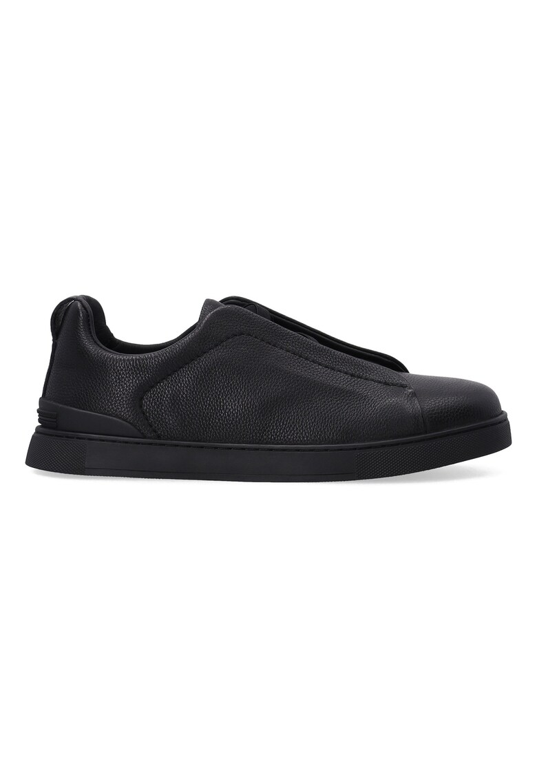 Pantofi casual din piele - cu benzi elastice pentru ajustare