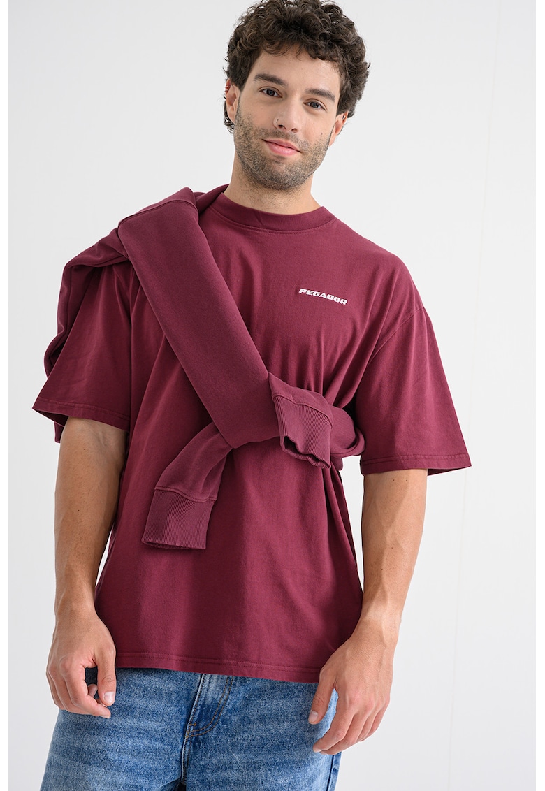 Tricou lejer din bumbac cu logo