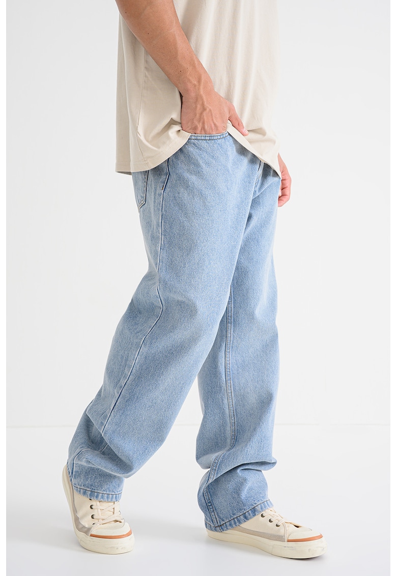 Blugi relaxed-fit din bumbac cu talie medie