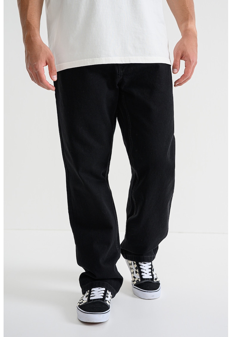 Blugi relaxed-fit din bumbac cu talie medie Blugi relaxed-fit din bumbac cu talie medie