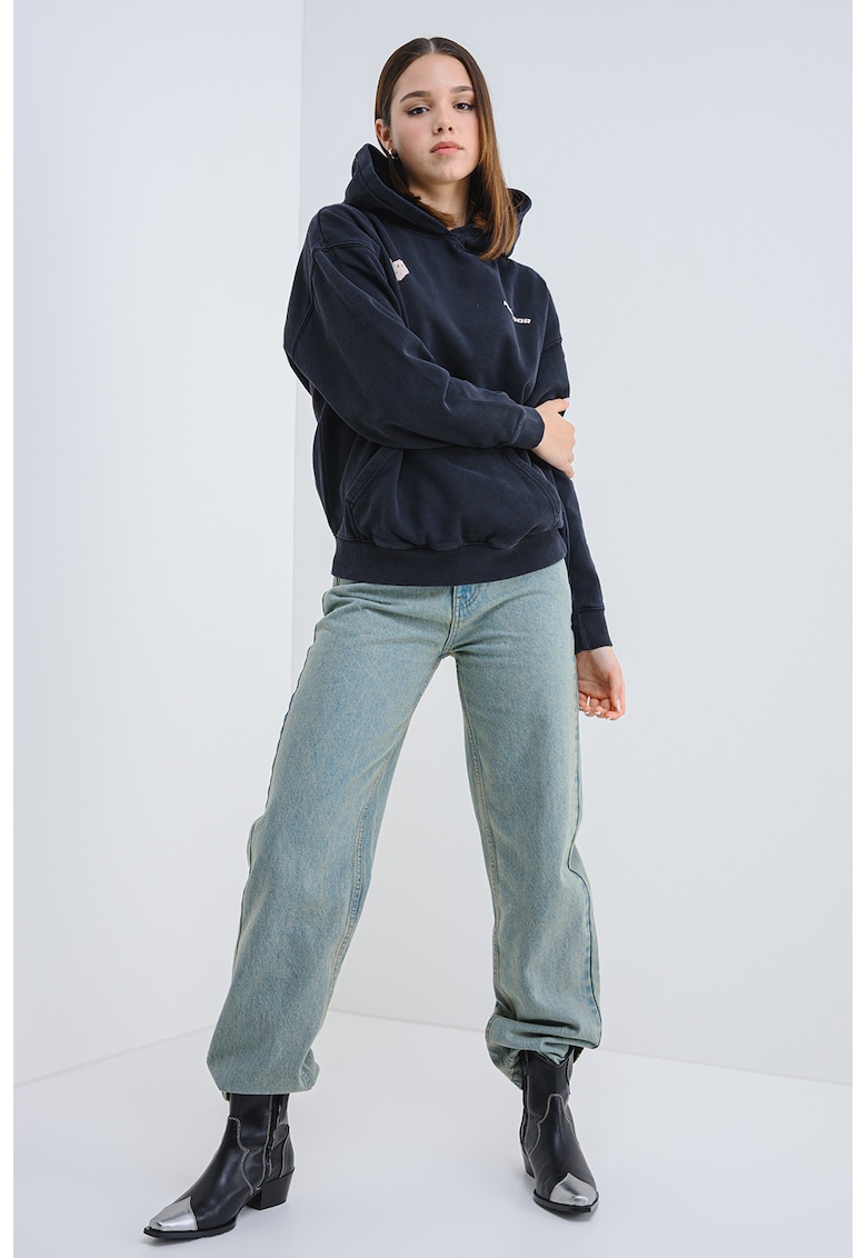 Hanorac supradimensionat cu imprimeu logo