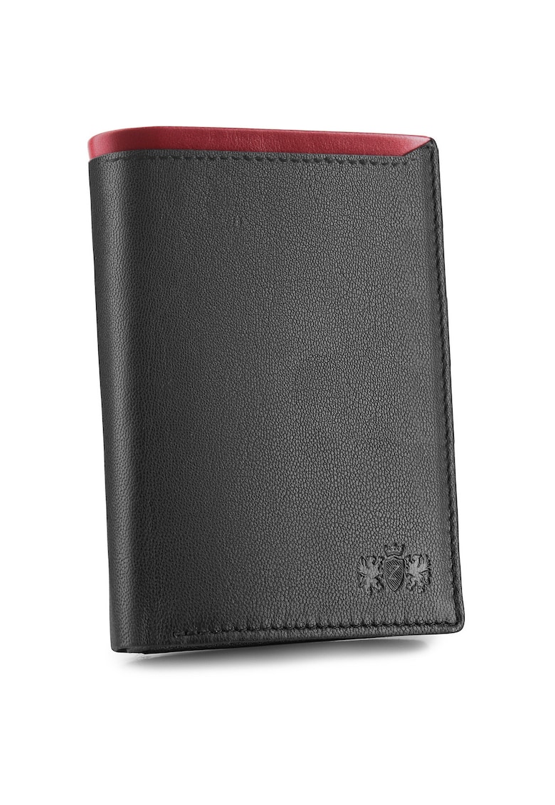 Portofel barbati - ZG-N4-F9 -  Piele naturala - Negru