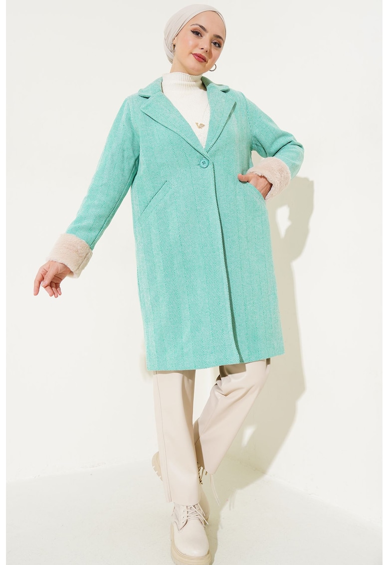 Palton dama HiCCUP - verde - Verde
