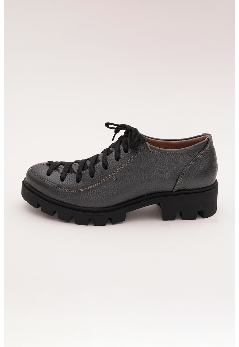 Pantofi de piele cu sireturi