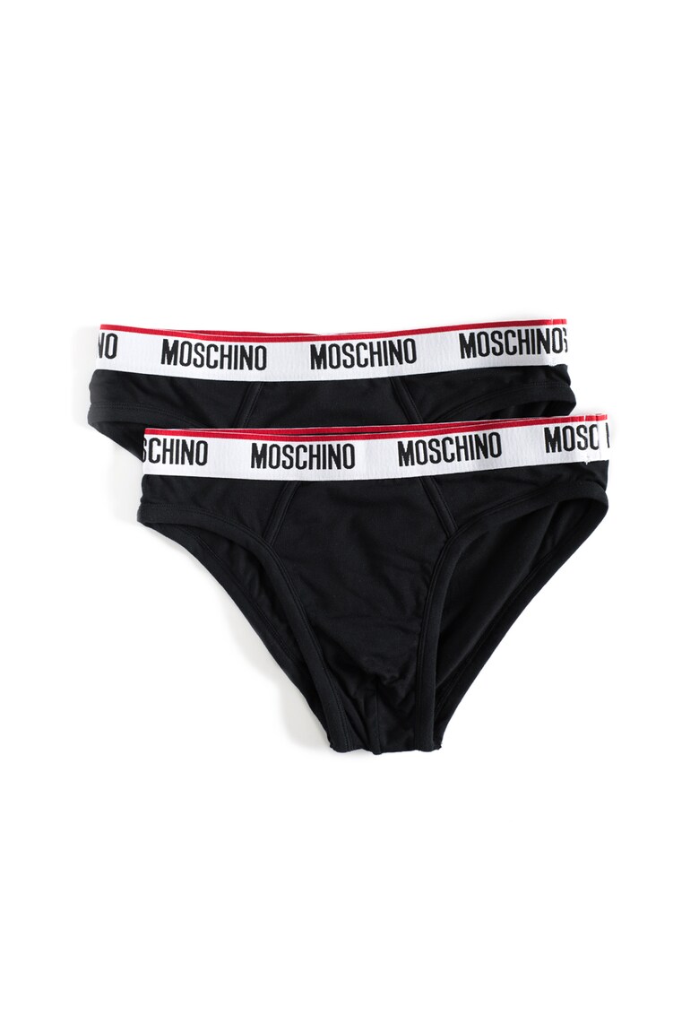 Слипове с лого на талията - 2 чифта 1 Moschino
