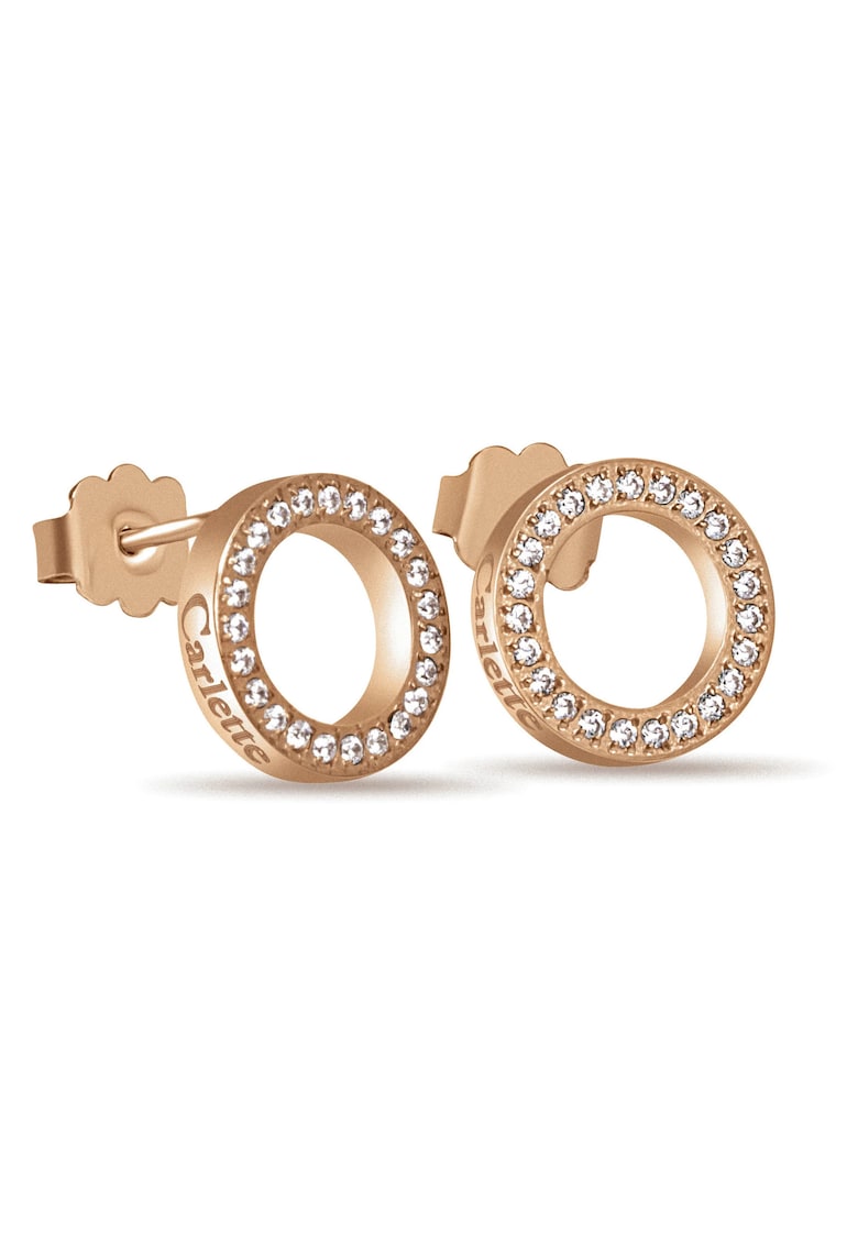 Cercei din otel inoxidabil hipoalergenic - placati cu aur 14k Heavenly