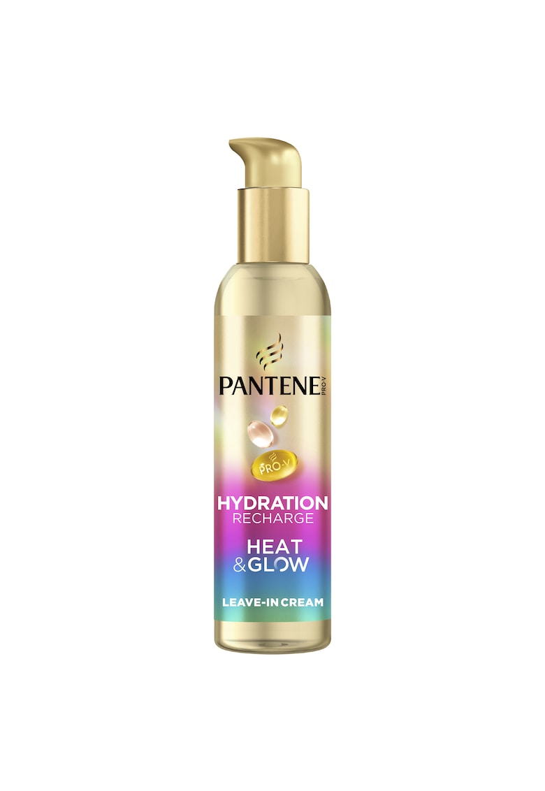 Serum fara clatire Pro-V Hydration Recharge Heat & Glow - cu protectie termica - pentru un par moale si stralucitor - 135ml