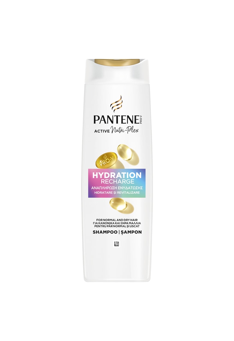 Sampon Pro-V Moisture Recharge pentru par normal si uscat cu tehnologie Active Nutri-Plex - fara uleiuri minerale - ml - 625 ml