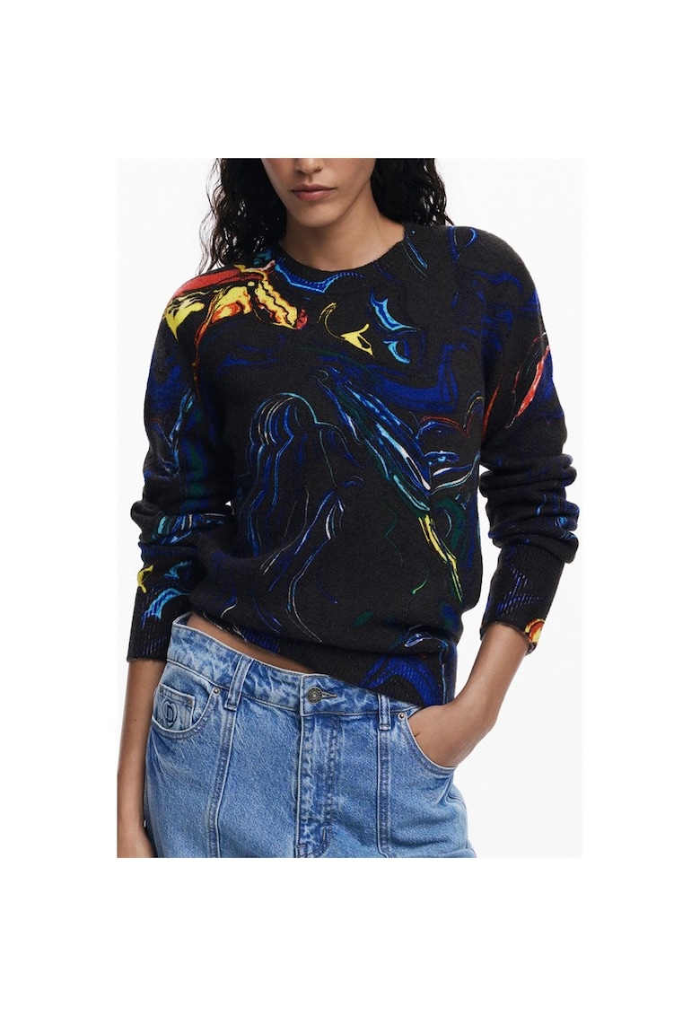 Pulover pentru dama 25wwjf05 - multicolor