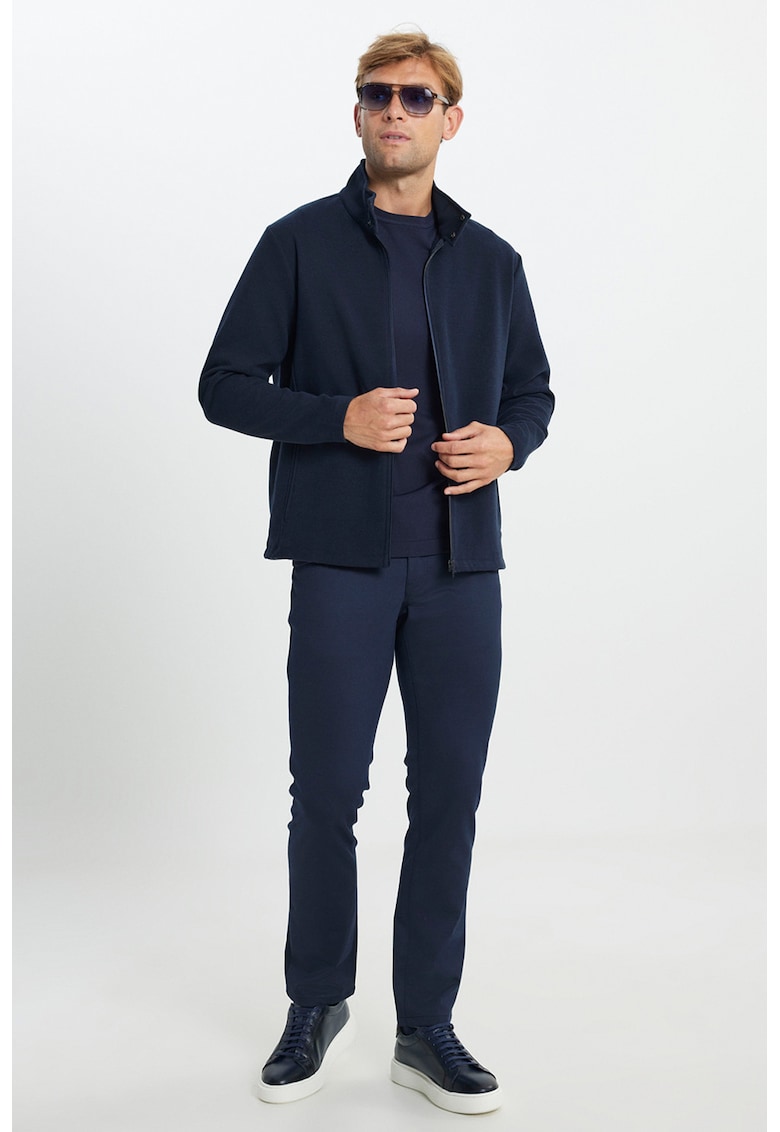 Jacheta cu fermoar si buzunare