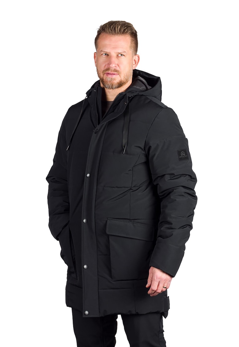 Geaca parka matlasata cu gluga Pawel