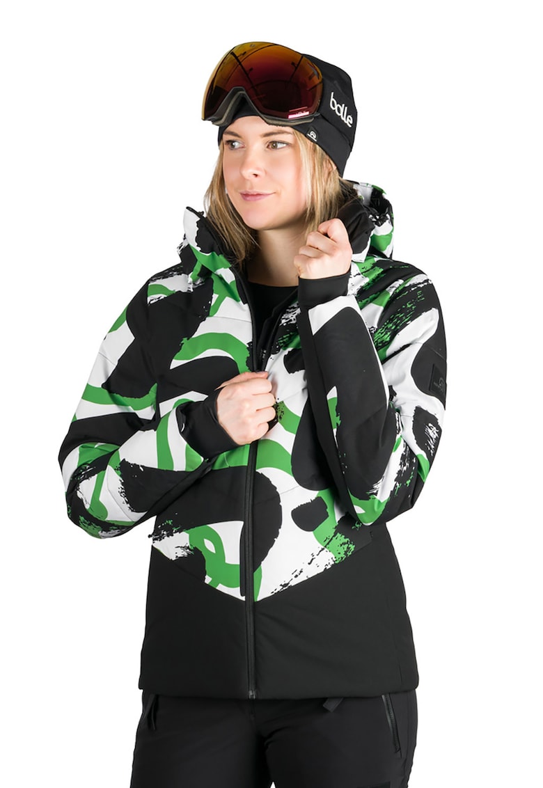 Geaca cu gluga si guler pentru ski Kayleight