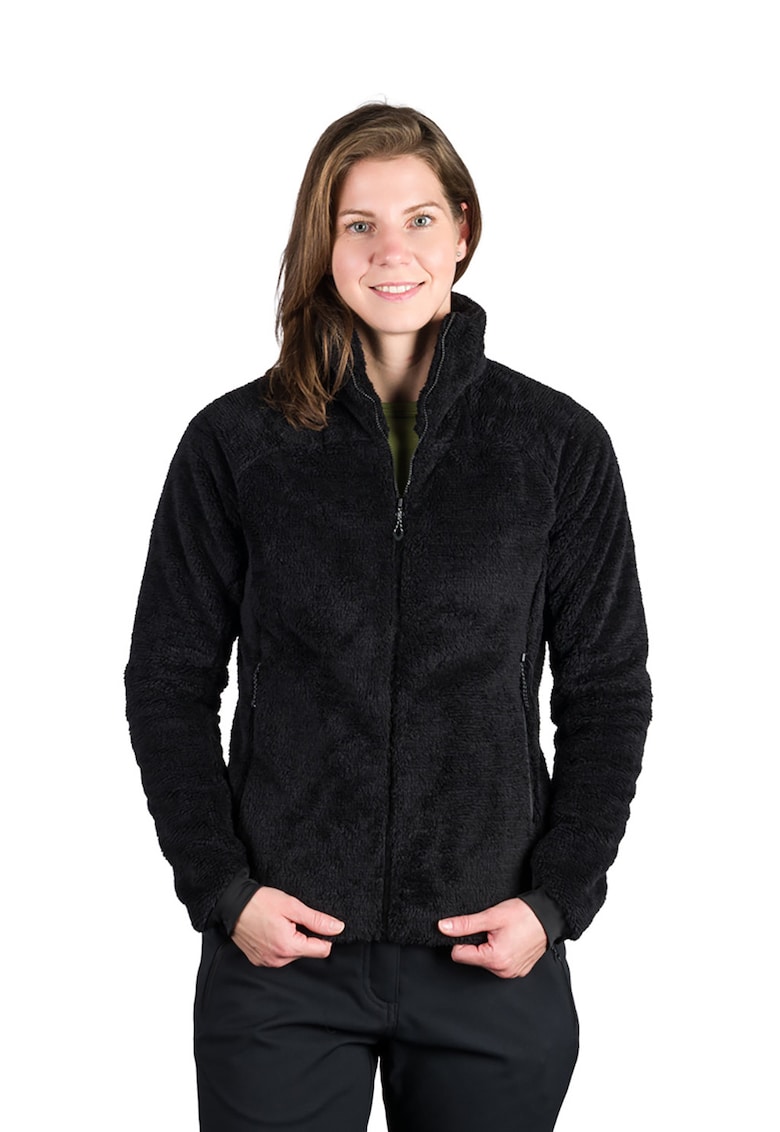 Hanorac din fleece cu fermoar si buzunare cu fermoar pentru drumetii Melisa