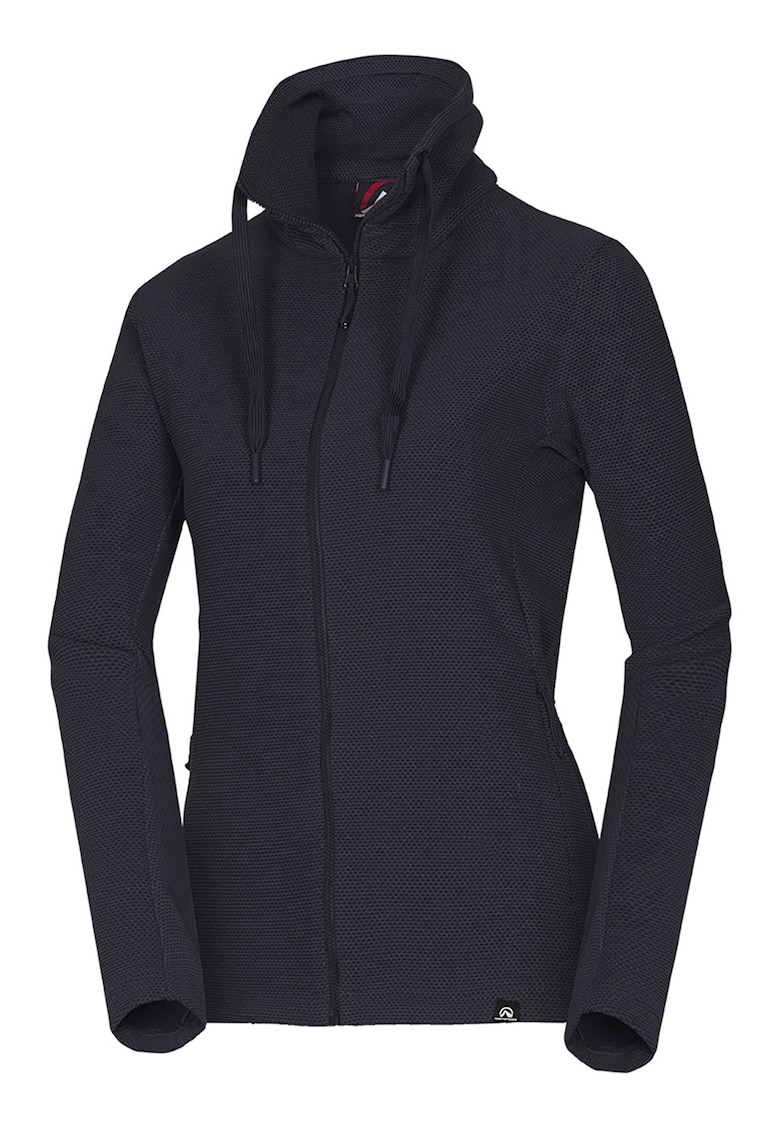 Bluza de trening cu fermoar si guler inalt pentru drumetii Brianne