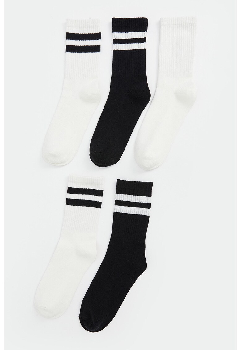 Set de sosete cu dungi - 5 perechi