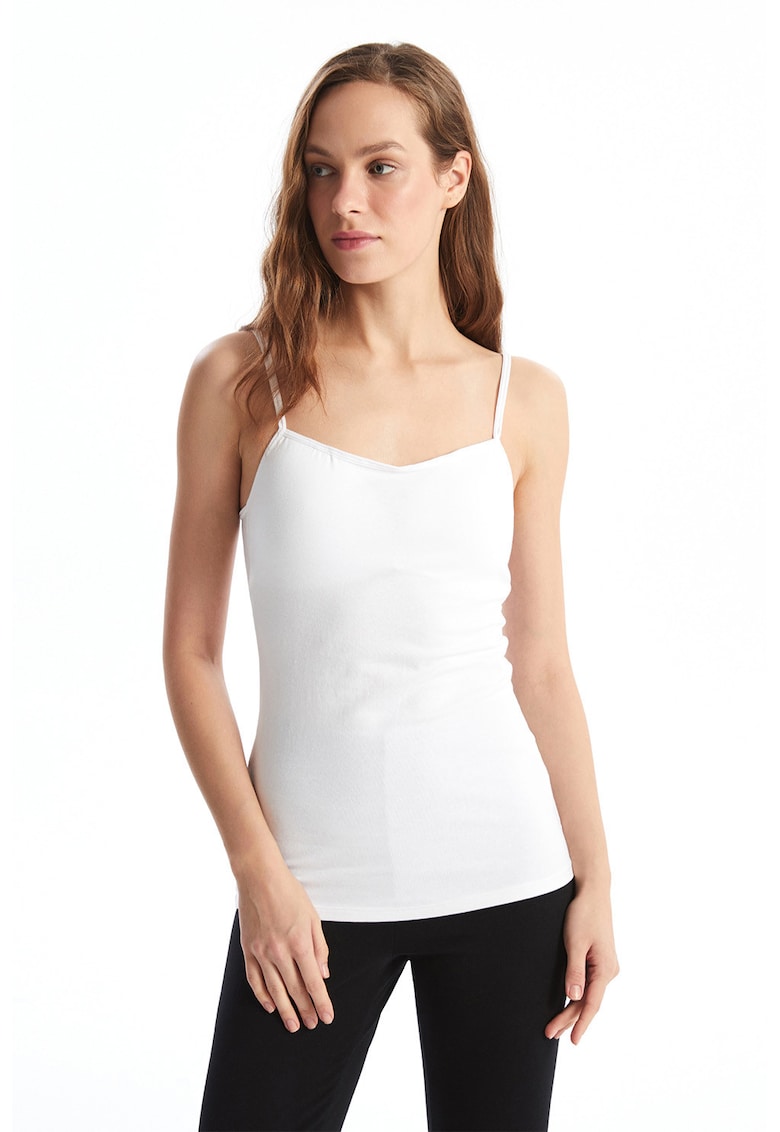 Top cu bretele ajustabile