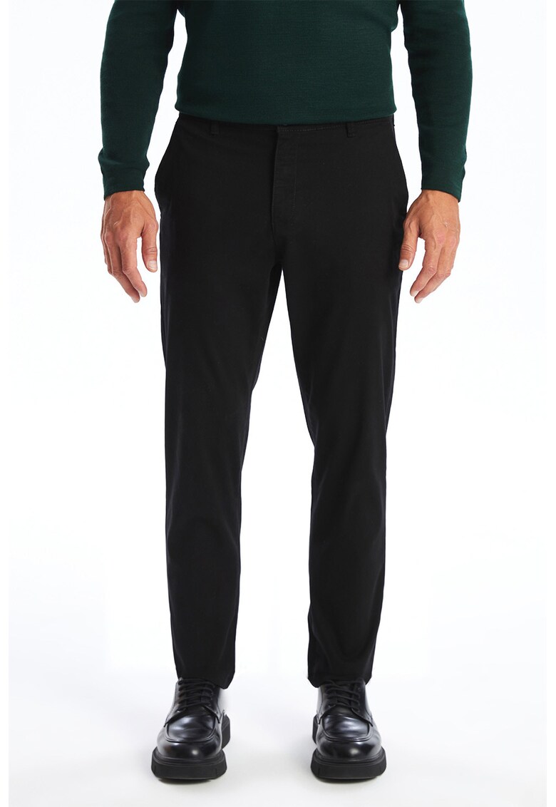 Pantaloni chino slim-fit - Negru