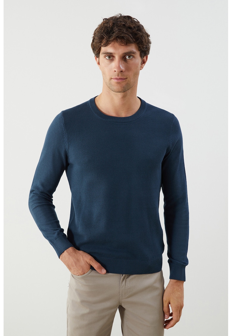 Pulover regular-fit cu model uni